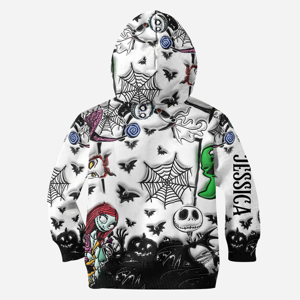 Personalized Nightmare Before Christmas Hoodie & Leggings Set Hoodie & Leggings GradoCreations
