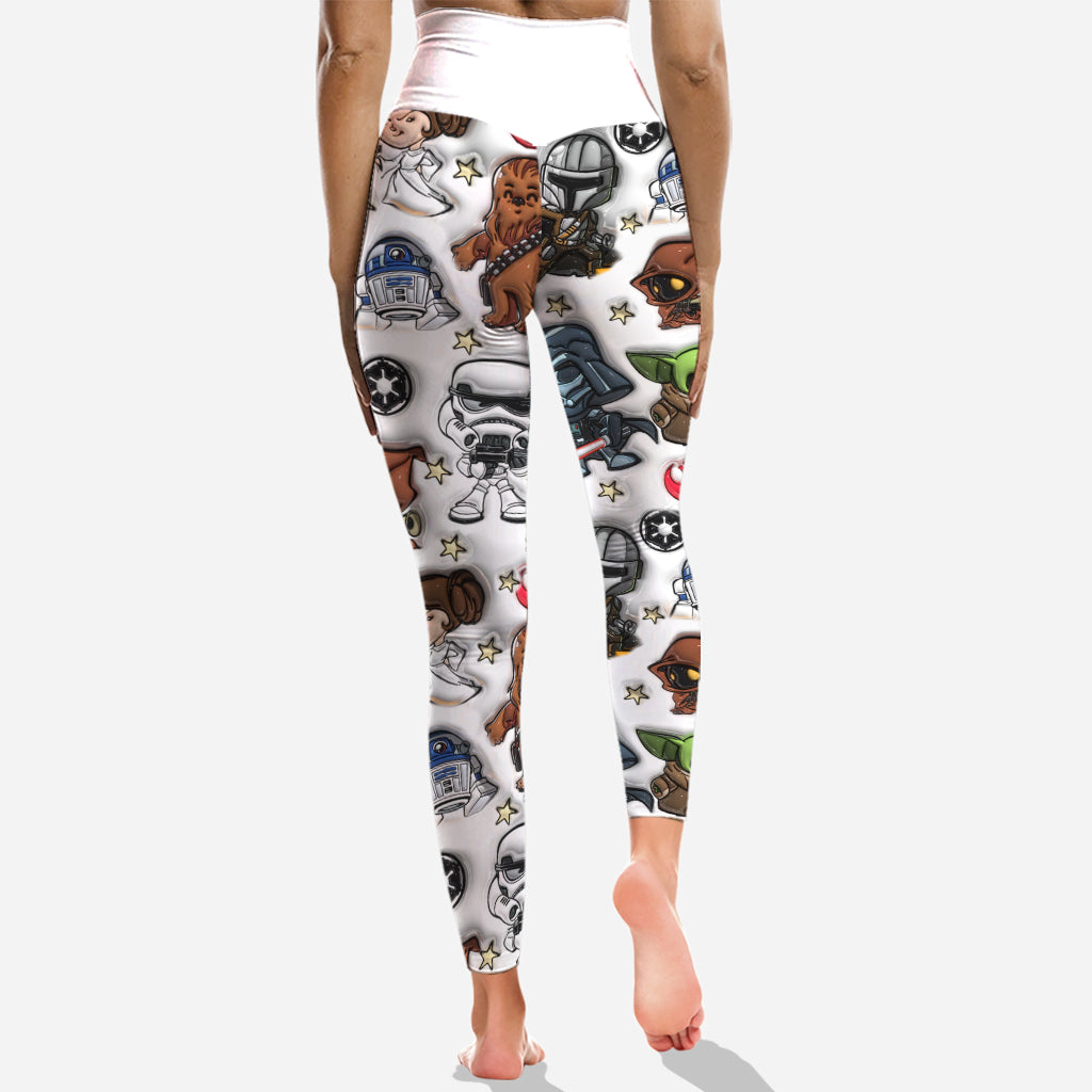 Personalized Star Wars Hoodie and Leggings Set Custom Name Gift Hoodie & Leggings GradoCreations