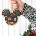 Personalized Mickey Mouse Layered Ornament Custom Gift for Couples 2 Layered Piece Ornament GradoCreations