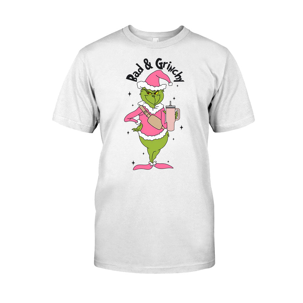 Personalized Grinch Christmas T-shirt and Hoodie Gift for Mom T-shirt & Hoodie GradoCreations
