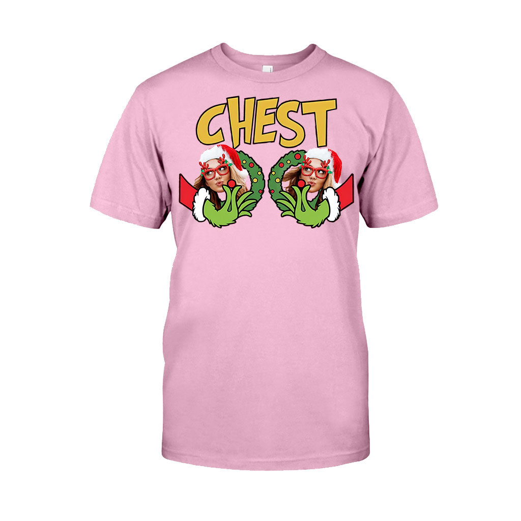 Personalized Grinchmas Christmas T-Shirt & Hoodie with Custom Name T-shirt & Hoodie GradoCreations