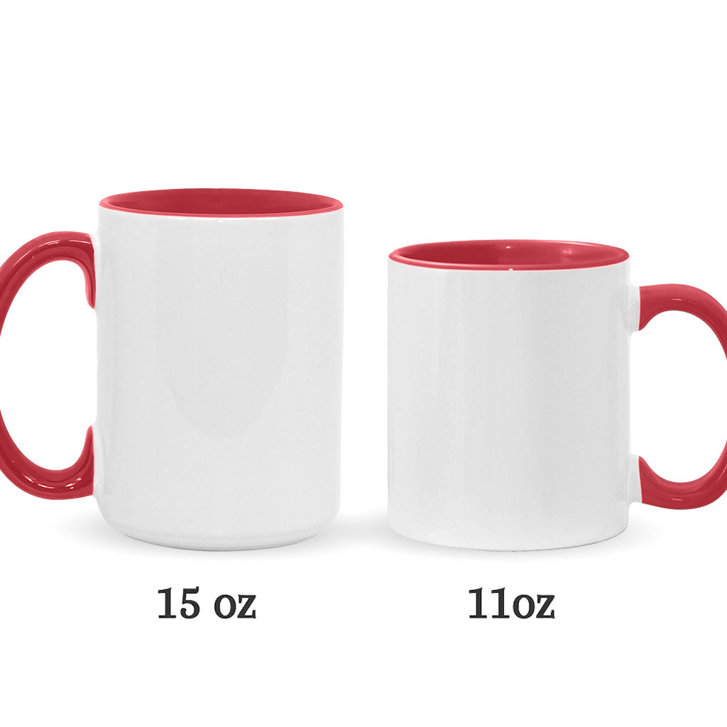 Personalized Nightmare Accent Mug Custom Name Gift for Halloween Accent Mug GradoCreations