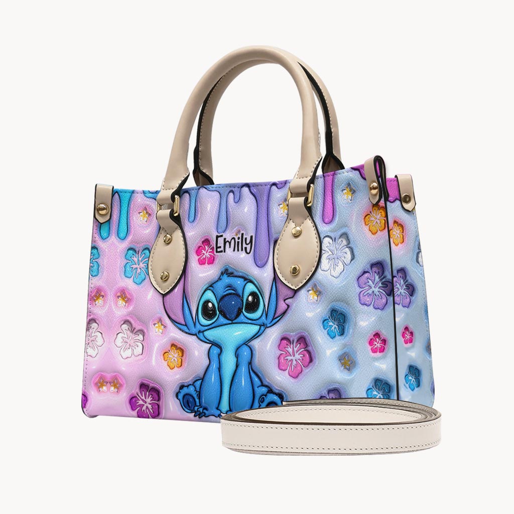 Personalized Ohana Leather Handbag Custom Name Gift for Her Leather Handbag GradoCreations