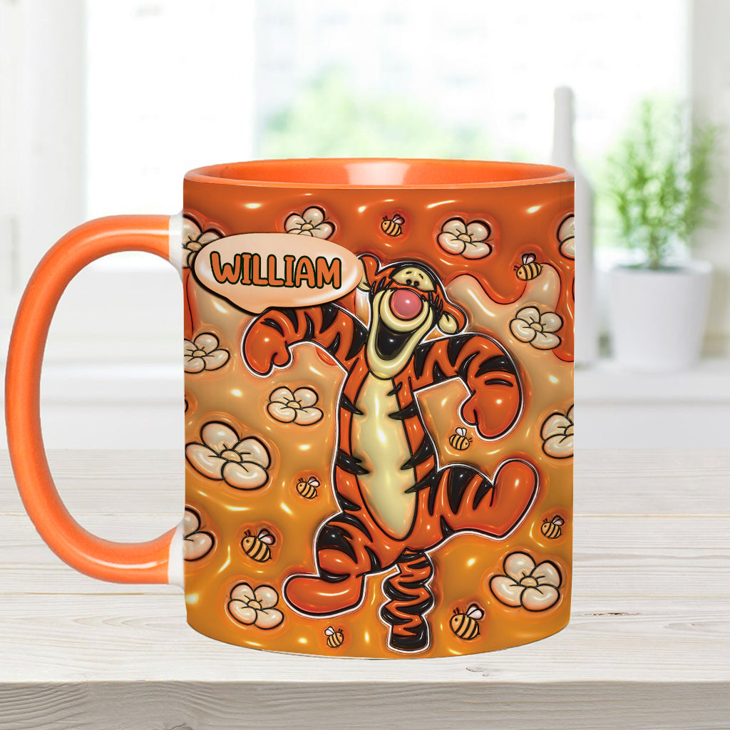 Personalized Mouse Accent Mug Custom Name Gift for Kids Accent Mug GradoCreations