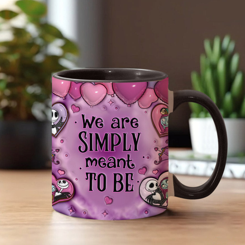 Personalized Nightmare Accent Mug Custom Name Gift for Couples Accent Mug GradoCreations