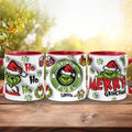 Personalized Grinch Accent Mug Custom Name Holiday Gift Accent Mug GradoCreations