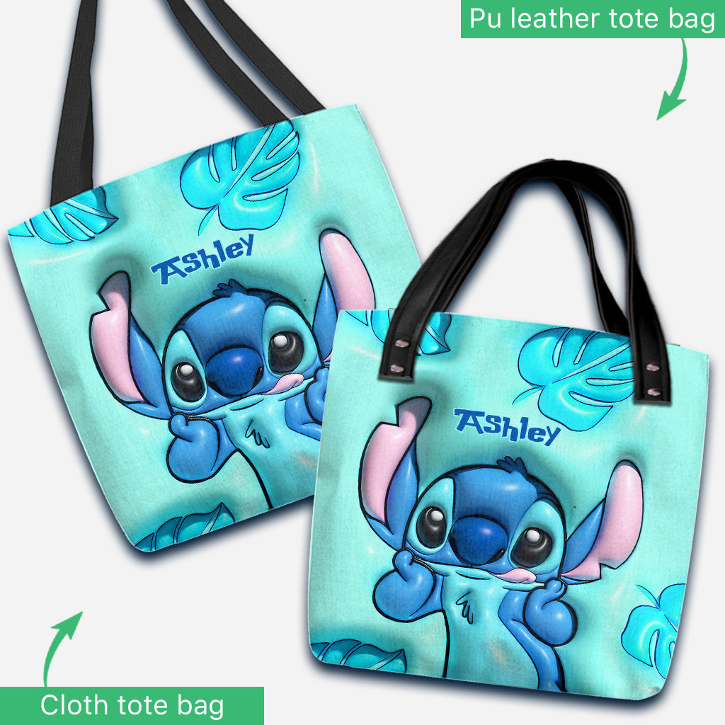 Personalized Ohana Tote Bag Custom Name Unique Gift Tote Bag GradoCreations