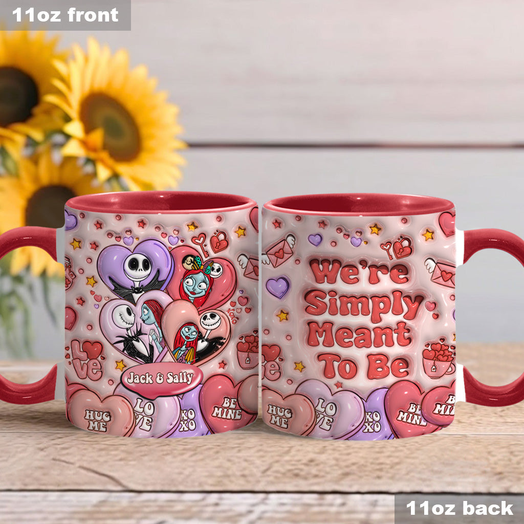 Personalized Nightmare Before Christmas Mug Custom Name Gift for Couples Accent Mug GradoCreations