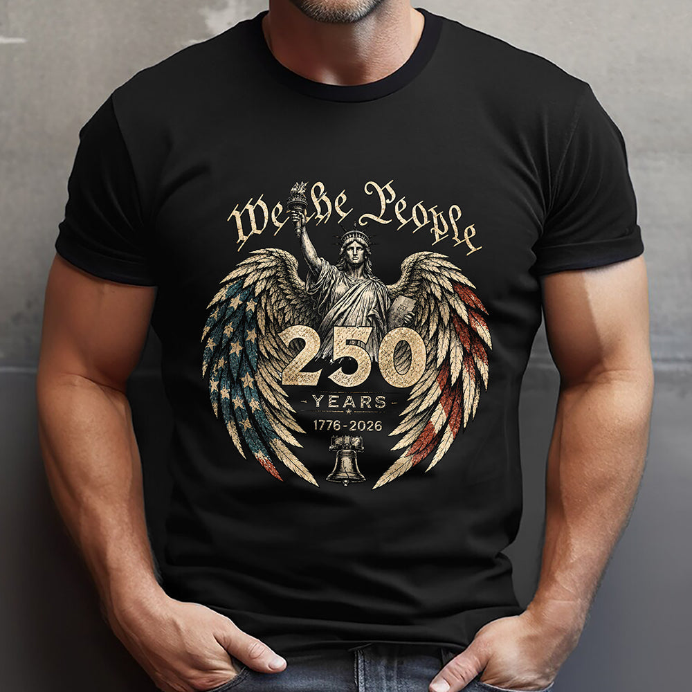 Personalized Comfort Shirt We The People 250 Years Gift for Dad Comfort Shirt GradoCreations