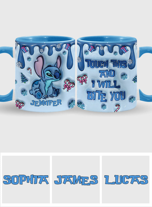 Personalized Ohana Accent Mug Custom Name Birthday Gift Accent Mug GradoCreations
