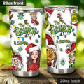 Personalized Grinch Christmas Tumbler 20oz Custom Name Gift Tumbler GradoCreations