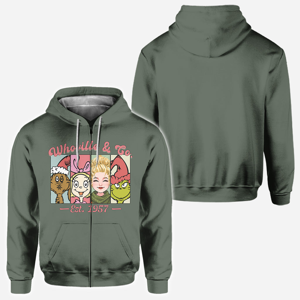 Personalized Whoville & Co. Christmas All Over Shirt Gift All Over Shirt GradoCreations