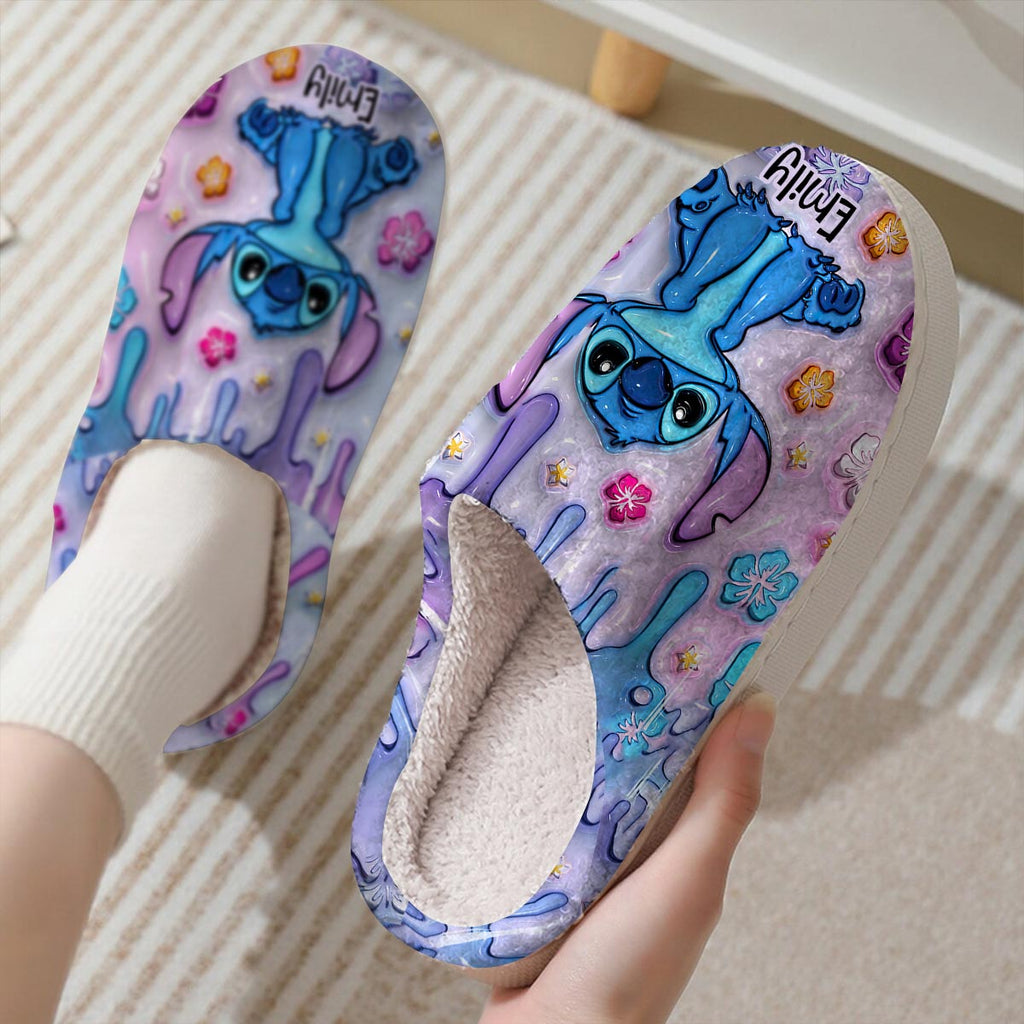 Personalized Ohana Slippers Custom Name Gift for Family Slippers GradoCreations