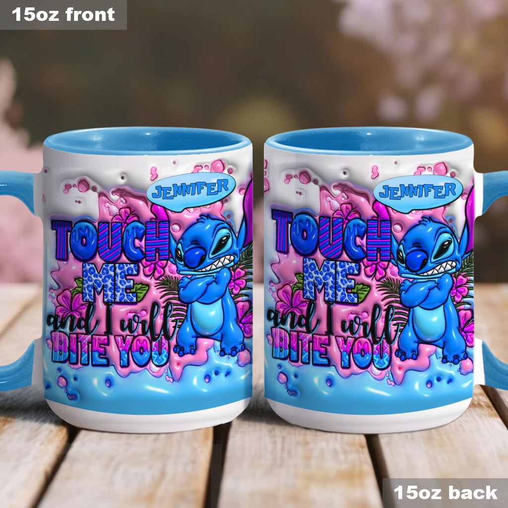 Personalized Ohana Accent Mug Custom Name Unique Gift Accent Mug GradoCreations