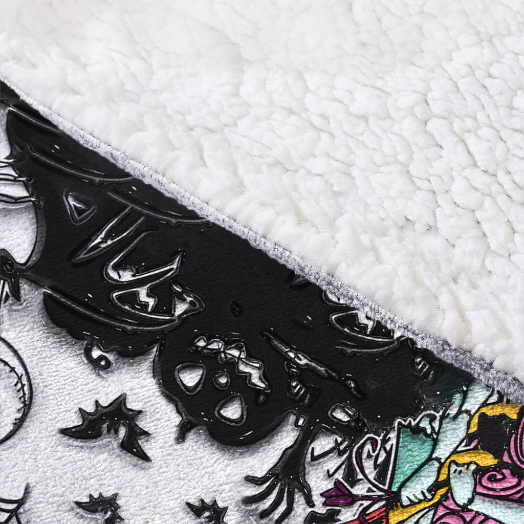Personalized Nightmare Blanket Hoodie Custom Name Gift for Halloween Blanket Hoodie GradoCreations