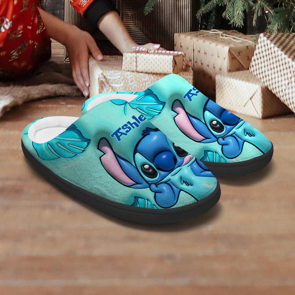 Personalized Ohana Slippers Custom Name Gift for Her Slippers GradoCreations