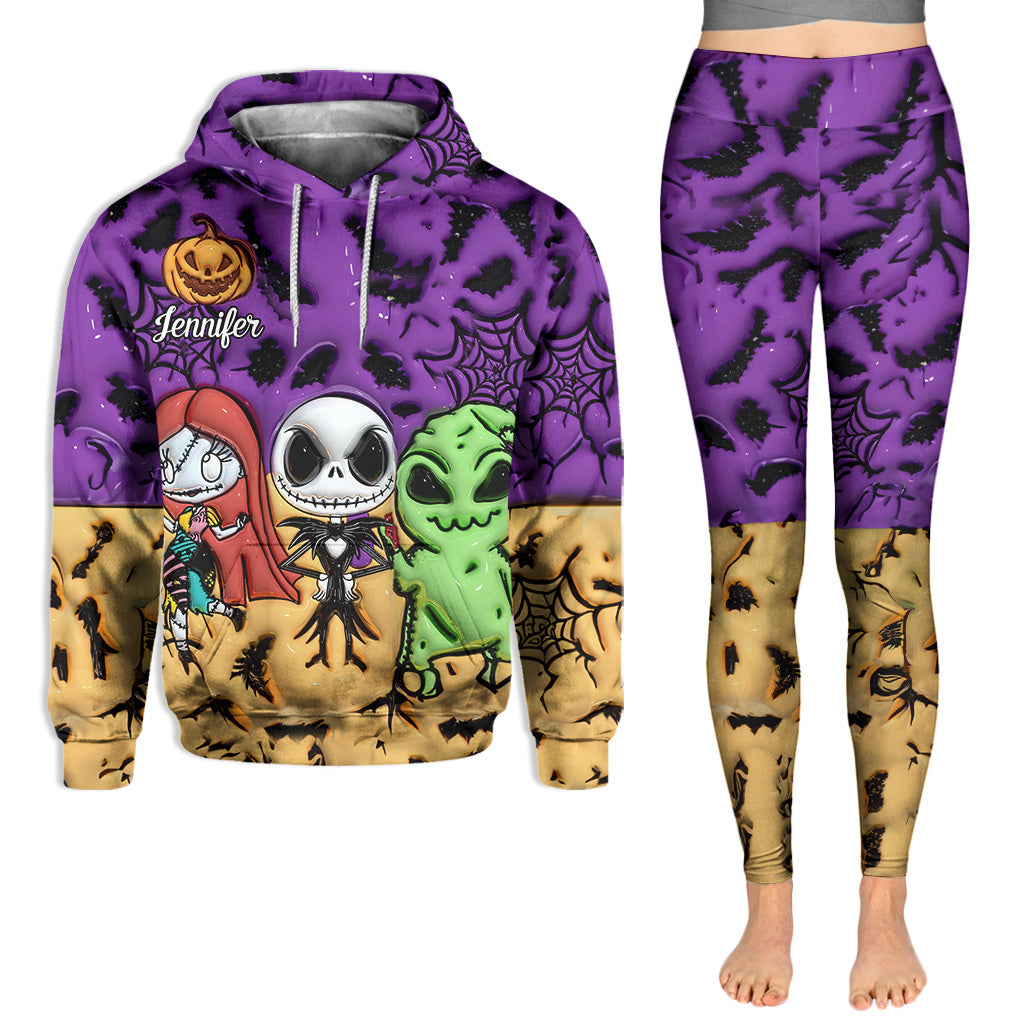 Personalized Nightmare Hoodie and Leggings Set for Halloween Hoodie & Leggings GradoCreations