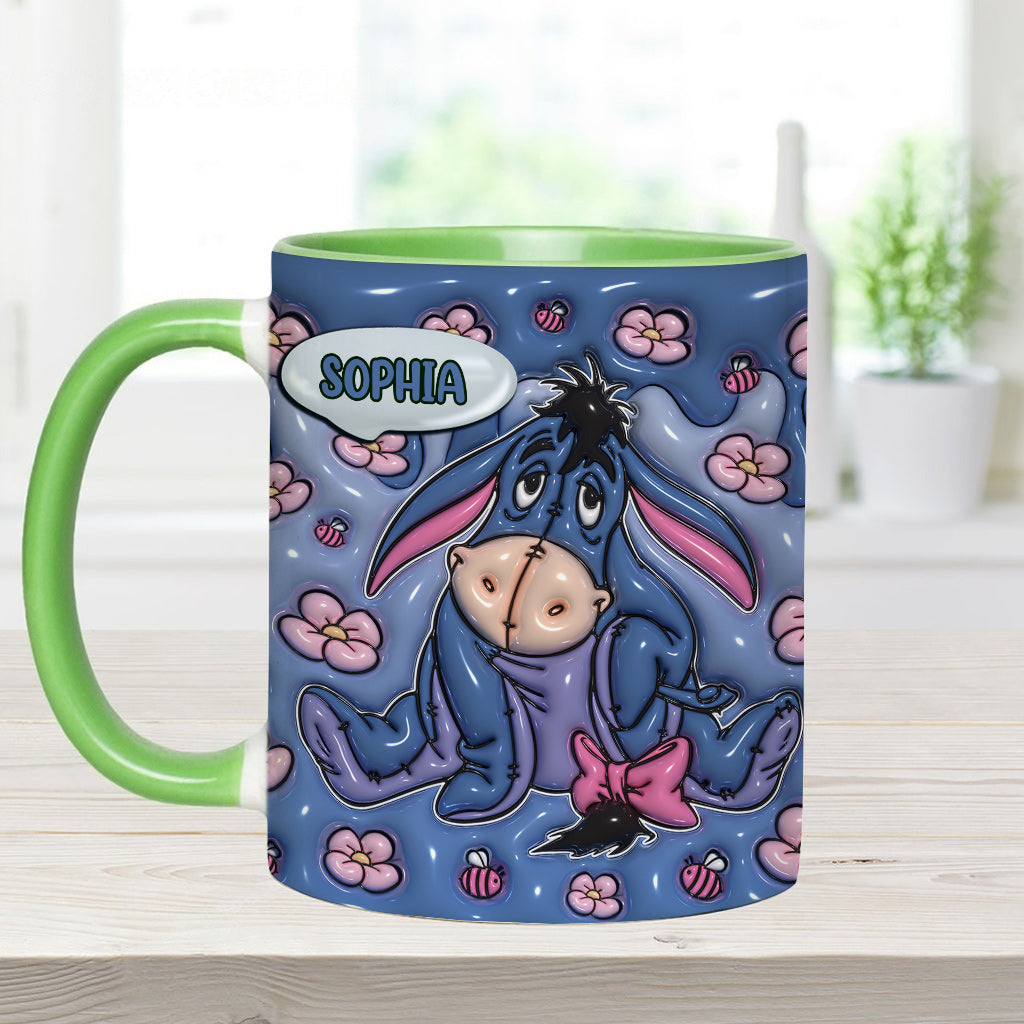 Personalized Mouse Accent Mug Custom Name Gift for Kids Accent Mug GradoCreations