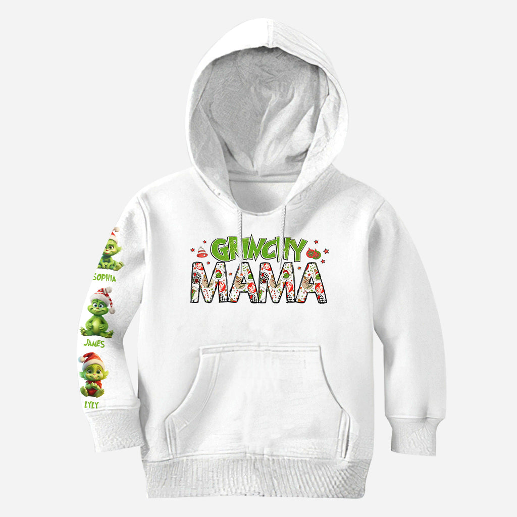 Personalized Grinch Mama All Over Shirt for Christmas Gift All Over Shirt GradoCreations