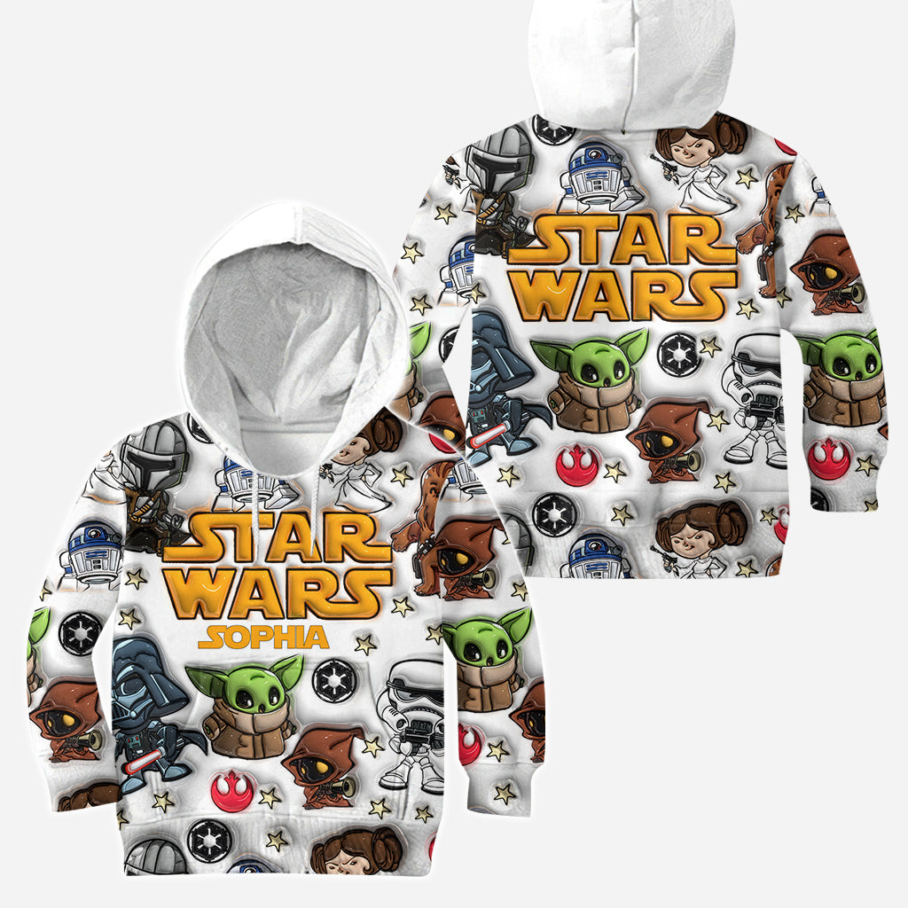 Personalized Star Wars Hoodie and Leggings Set Custom Name Gift Hoodie & Leggings GradoCreations