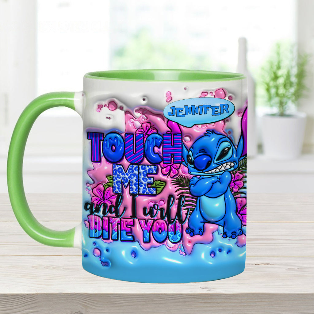 Personalized Ohana Accent Mug Custom Name Unique Gift Accent Mug GradoCreations