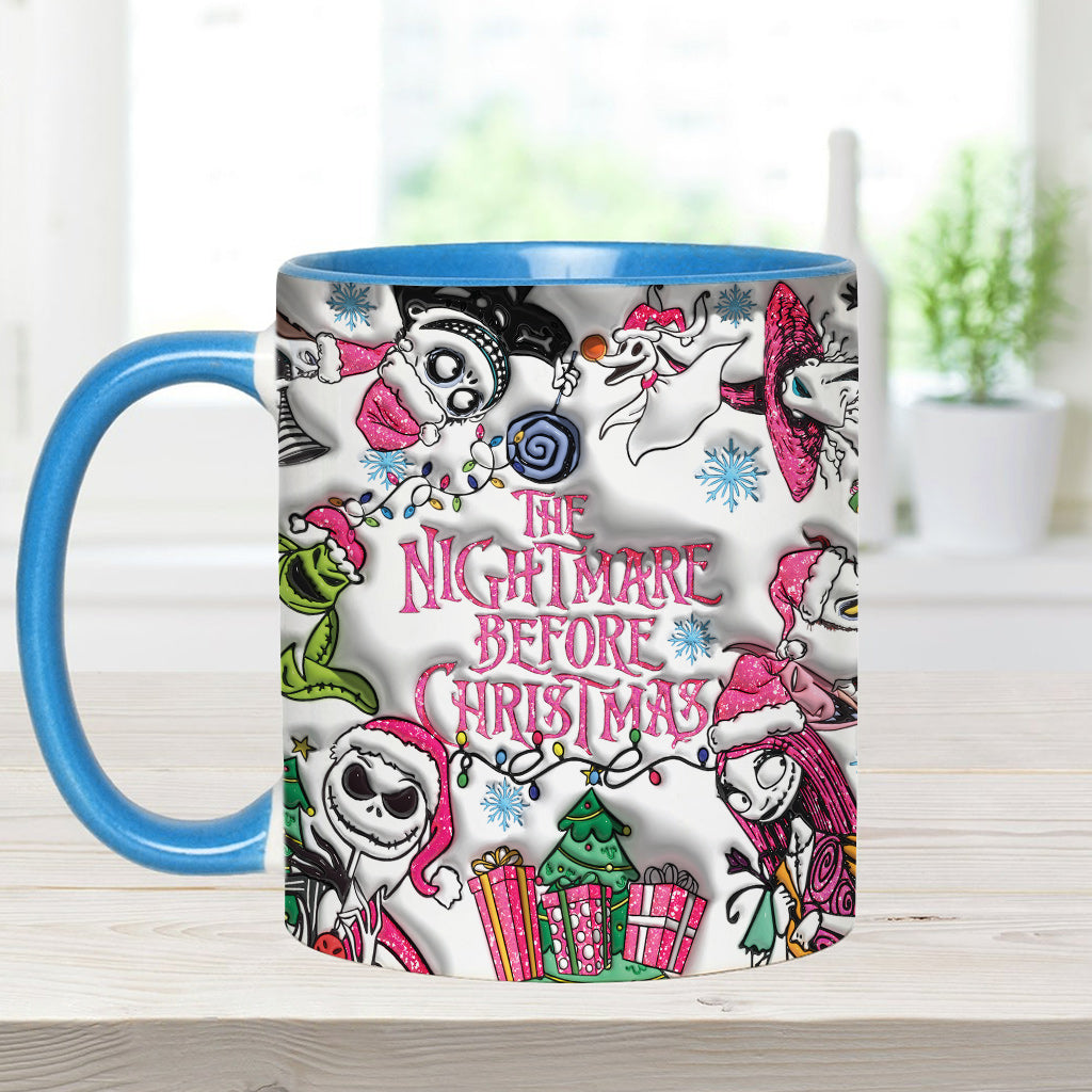 Personalized Nightmare Before Christmas Accent Mug Gift Accent Mug GradoCreations