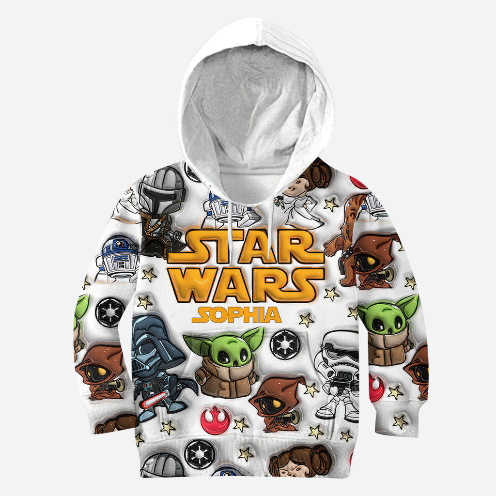 Personalized Star Wars Hoodie and Leggings Set Custom Name Gift Hoodie & Leggings GradoCreations