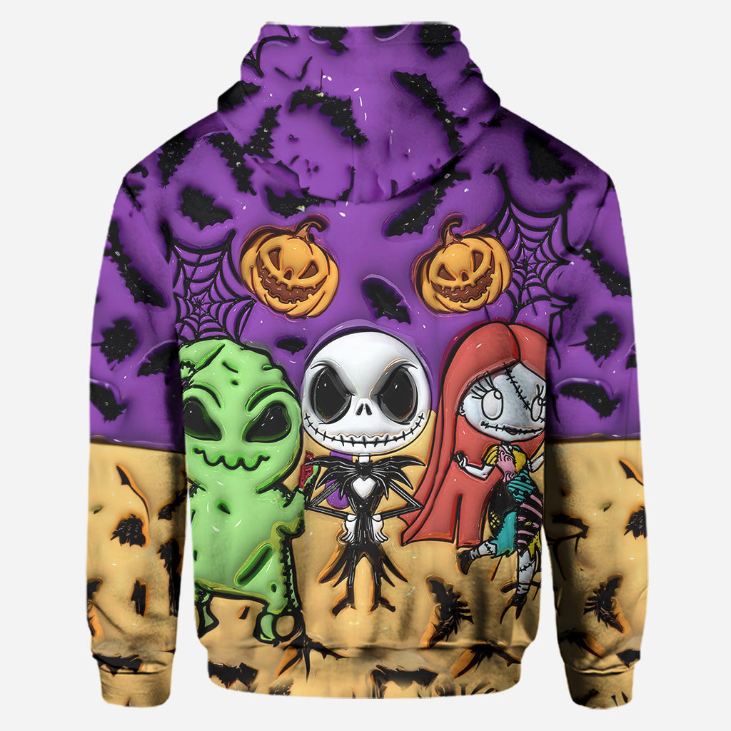 Personalized Nightmare Hoodie and Leggings Set for Halloween Hoodie & Leggings GradoCreations