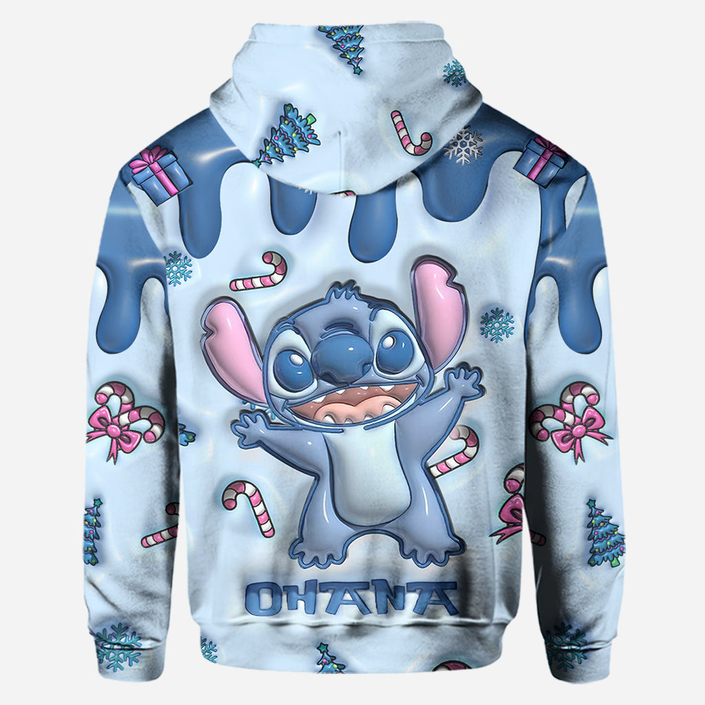 Personalized Ohana Hoodie and Leggings Set Custom Name Gift Hoodie & Leggings GradoCreations