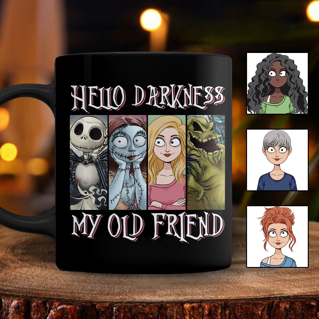 Personalized Nightmare Mug Hello Darkness Gift for Horror Fans Mug GradoCreations