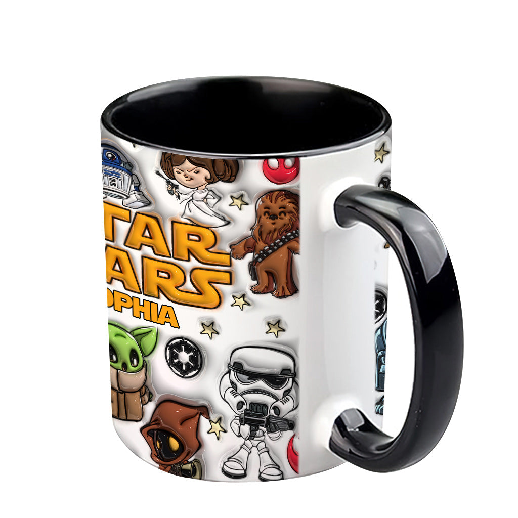 Personalized Star Wars Accent Mug Custom Name Gift for Kids Accent Mug GradoCreations