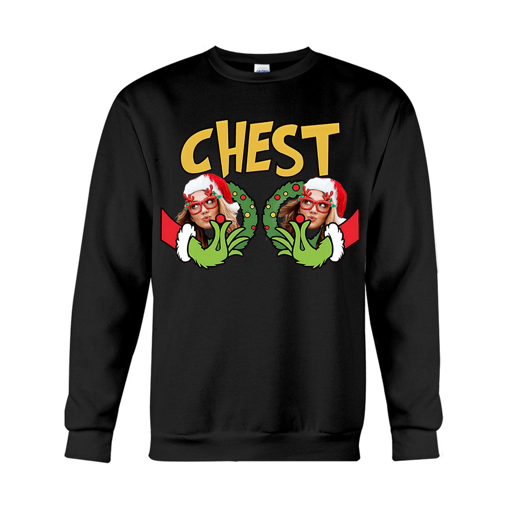 Personalized Grinchmas Christmas T-Shirt & Hoodie with Custom Name T-shirt & Hoodie GradoCreations