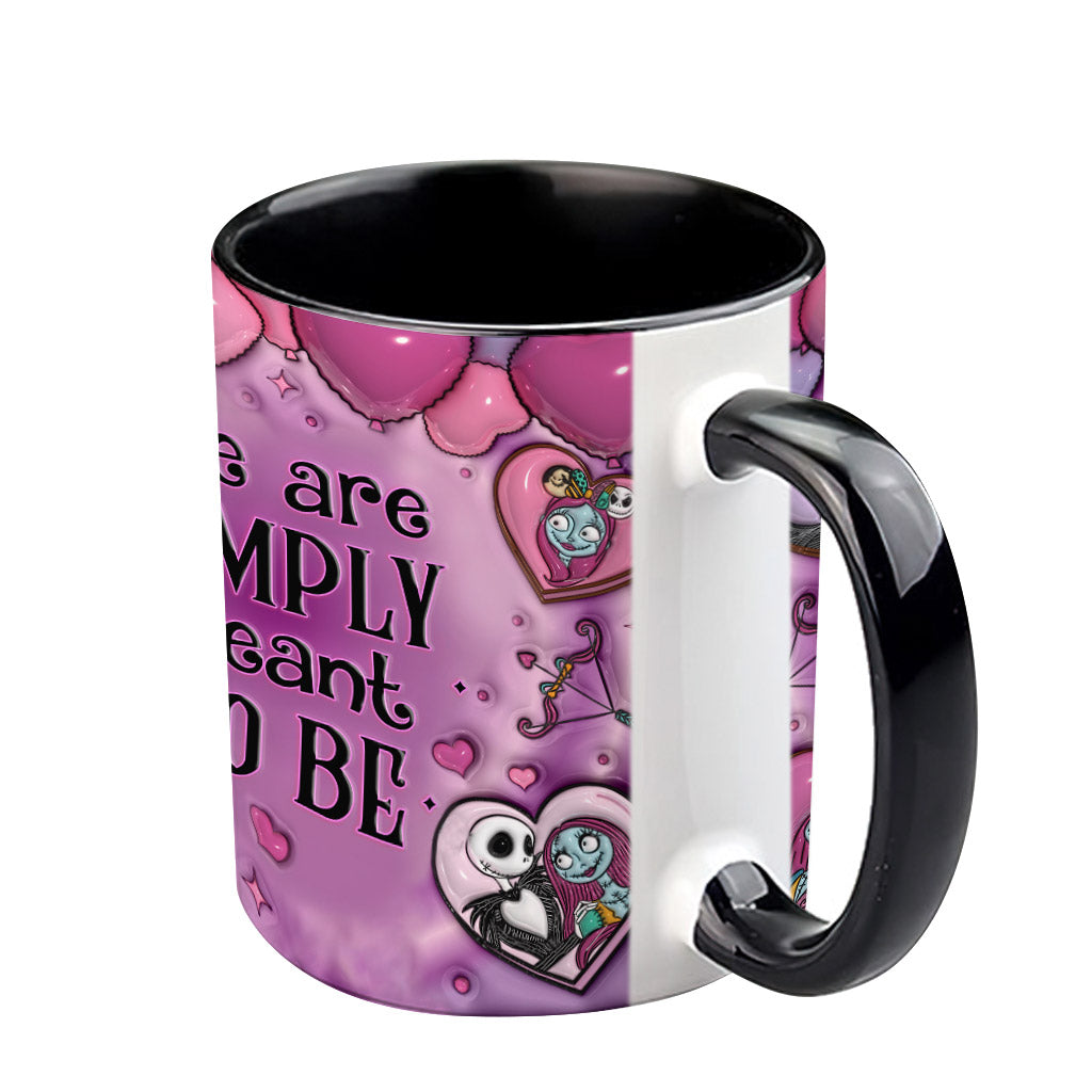 Personalized Nightmare Accent Mug Custom Name Gift for Couples Accent Mug GradoCreations