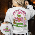 Personalized Grinchy On The Inside Christmas Ugly Sweater Gift Ugly Sweater GradoCreations