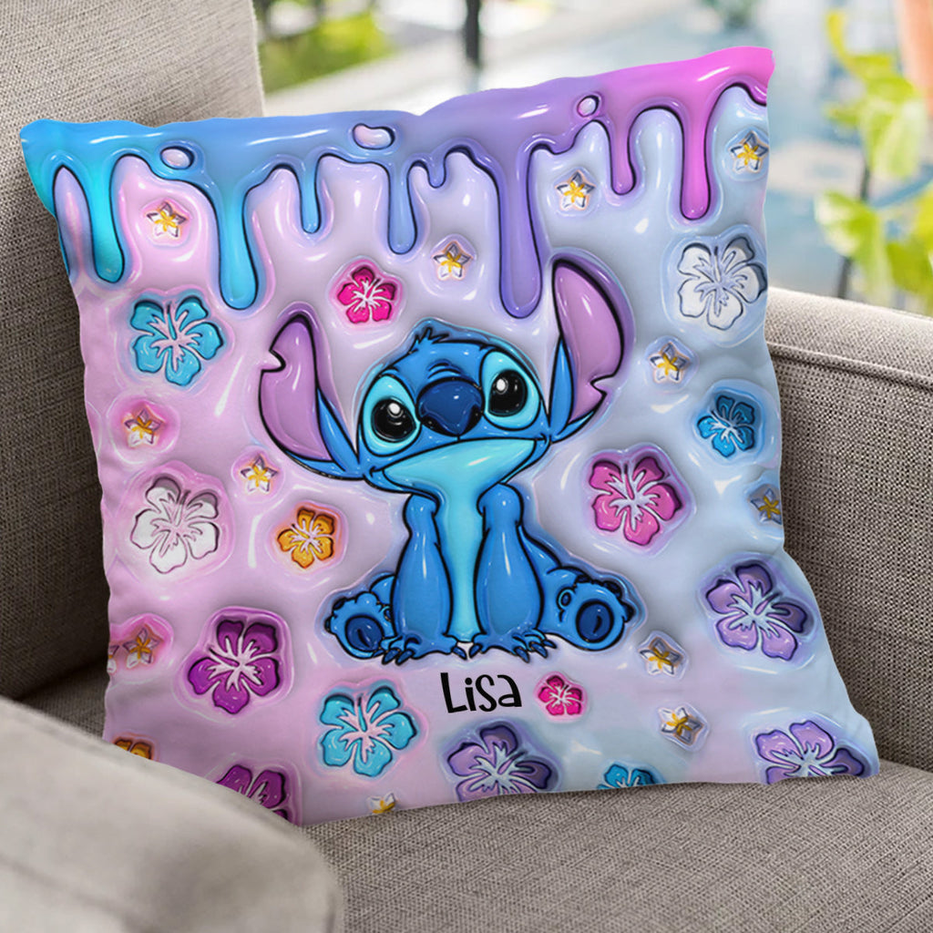 Personalized Ohana Throw Pillow Custom Name Gift for Family Throw Pillow GradoCreations