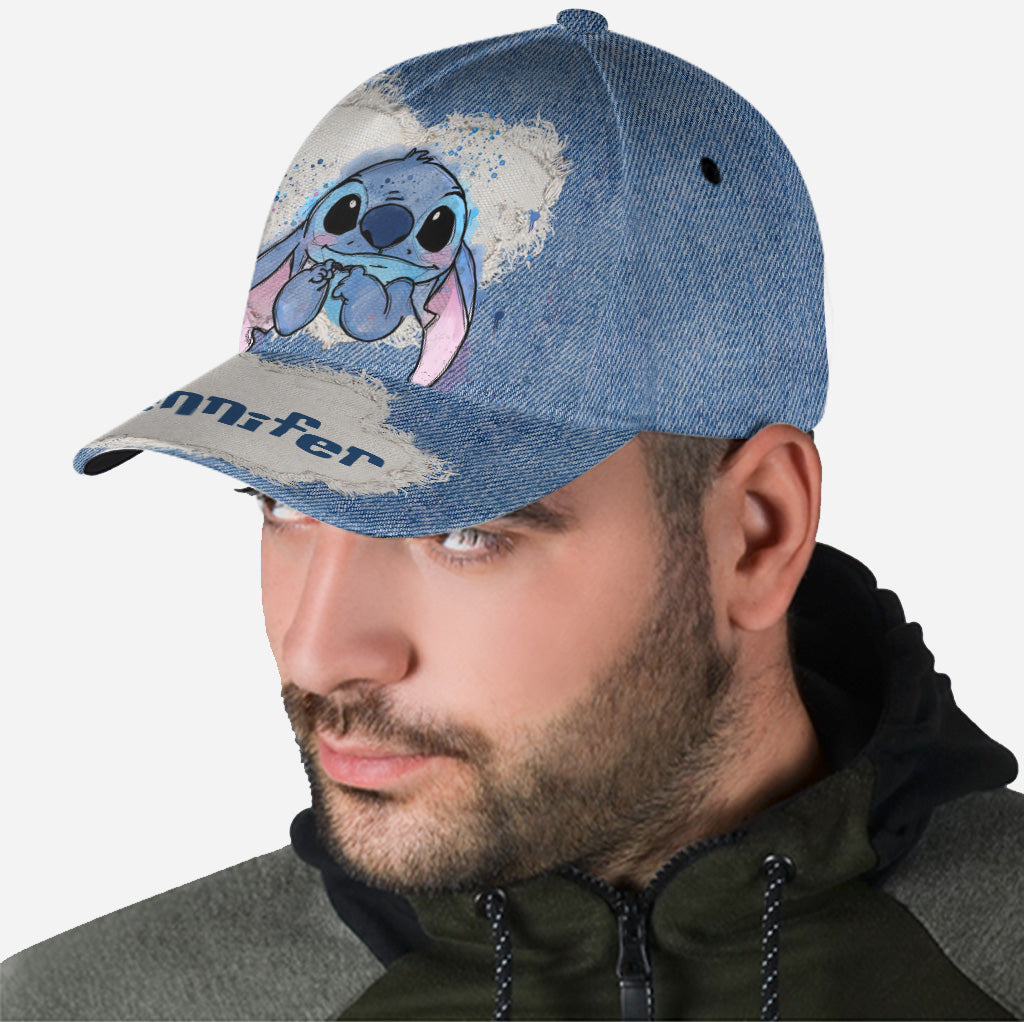 Personalized Denim Classic Cap Custom Name Gift for Birthday Classic Cap GradoCreations