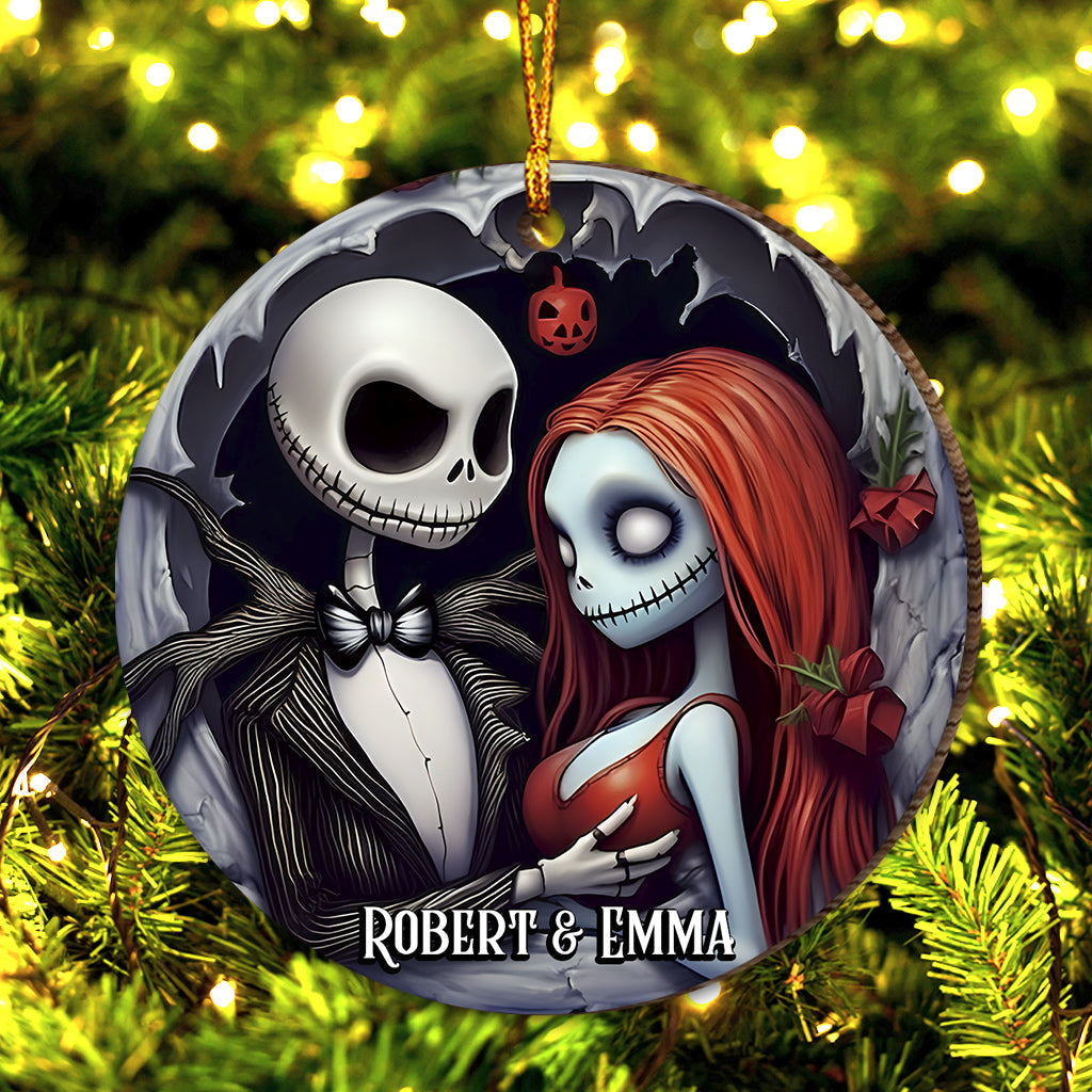 Personalized Nightmare Ornament Custom Name Holiday Gift Ornament GradoCreations