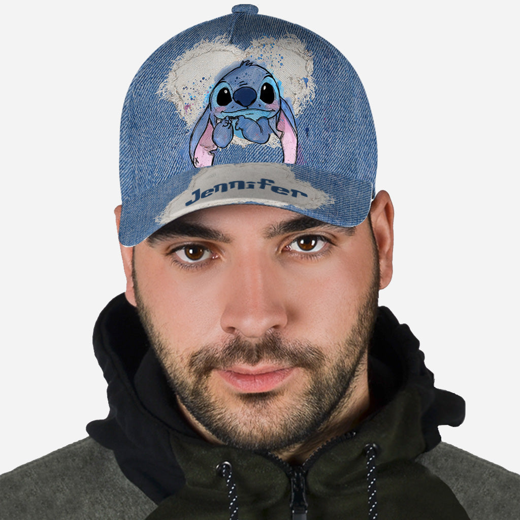 Personalized Denim Classic Cap Custom Name Gift for Birthday Classic Cap GradoCreations