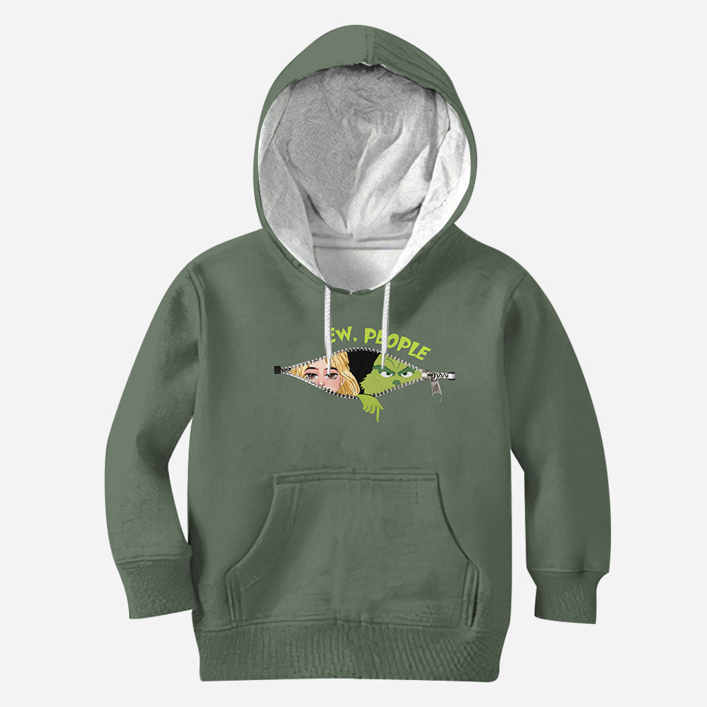 Personalized Green Mischief All-Over Christmas Shirt Gift All Over Shirt GradoCreations