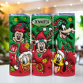 Personalized Christmas Mouse Skinny Tumbler Custom Name Gift Skinny Tumbler GradoCreations
