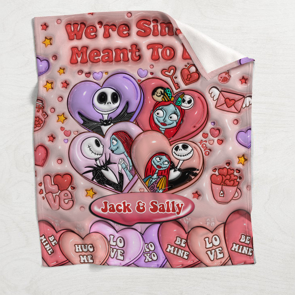 Personalized Nightmare Blanket Custom Love Design Gift Blanket GradoCreations