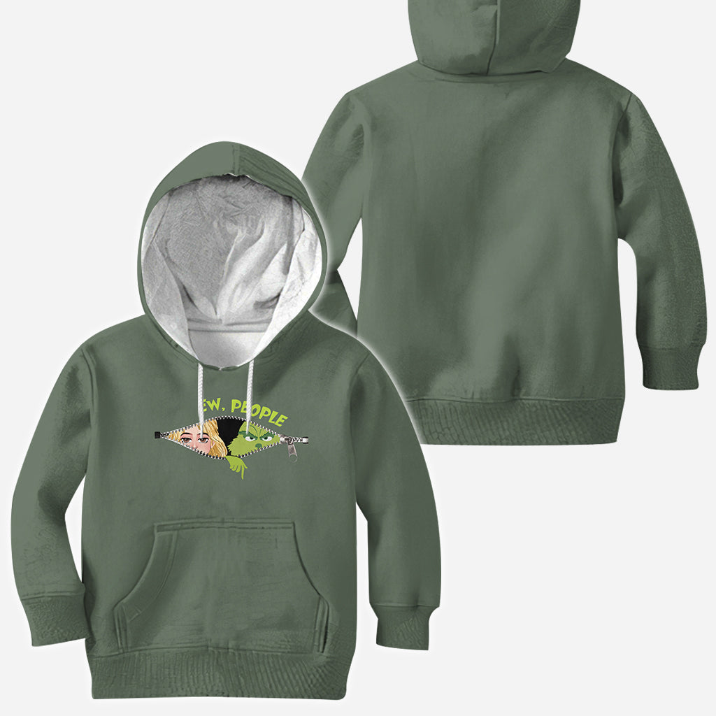 Personalized Green Mischief All-Over Christmas Shirt Gift All Over Shirt GradoCreations