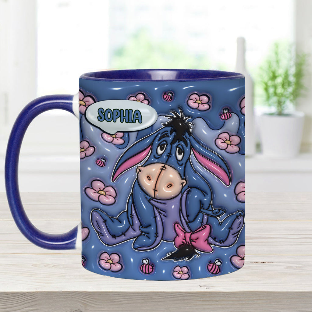 Personalized Mouse Accent Mug Custom Name Gift for Kids Accent Mug GradoCreations