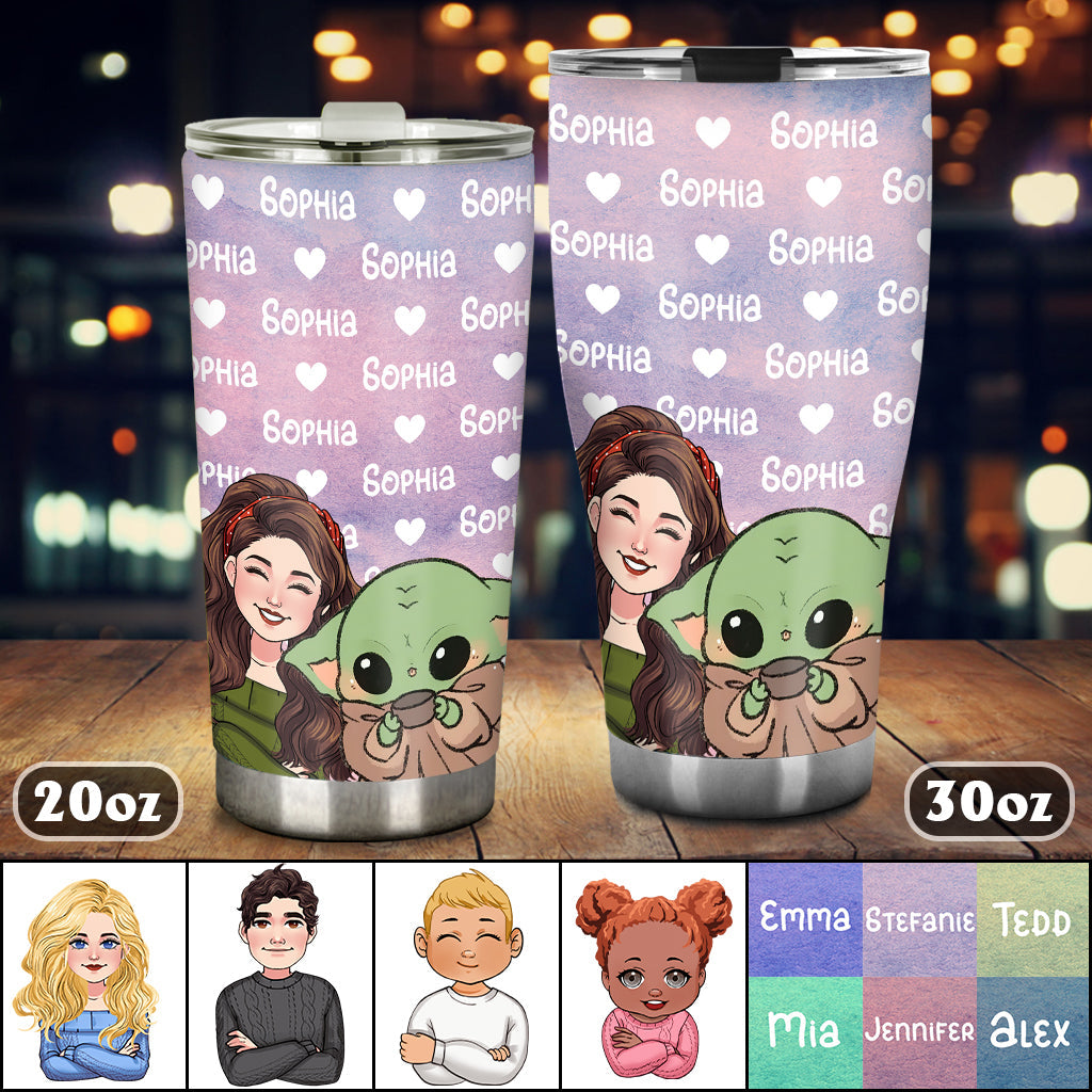 Personalized Name Tumbler Custom Drinkware Gift for Kids Tumbler GradoCreations