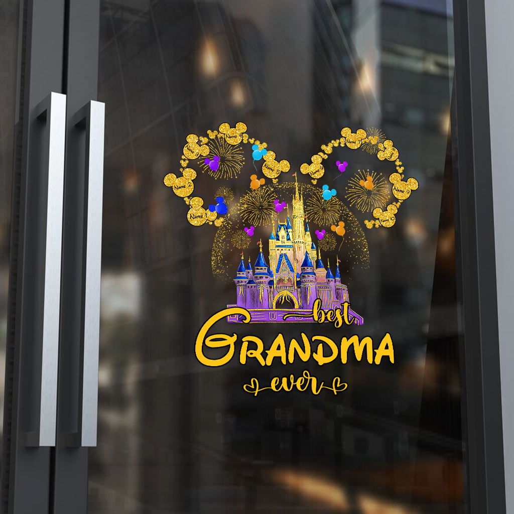 Personalized Best Grandma Ever Decal Die Cut Gift for Grandma Decal Die Cut GradoCreations