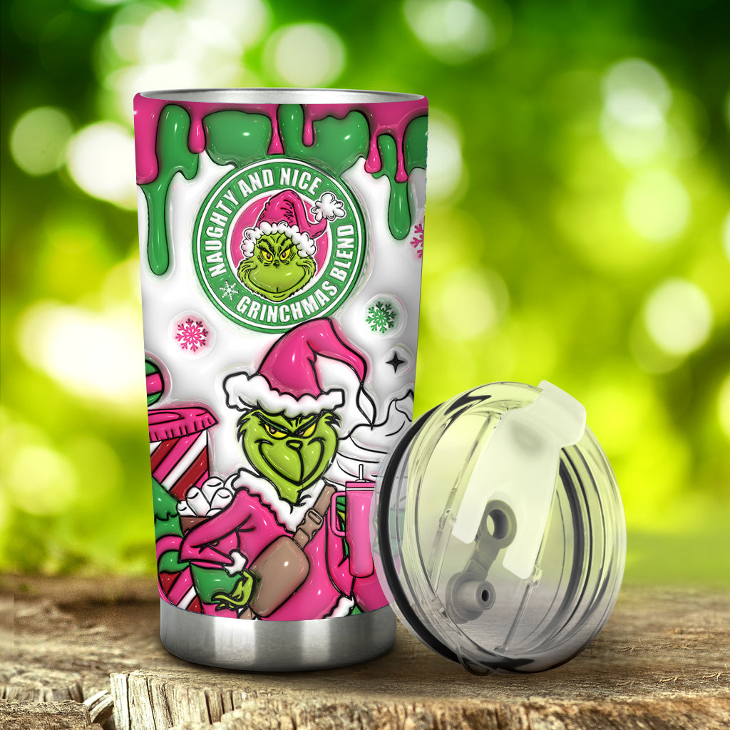 Personalized Grinchmas Tumbler Custom Name Christmas Gift Tumbler GradoCreations