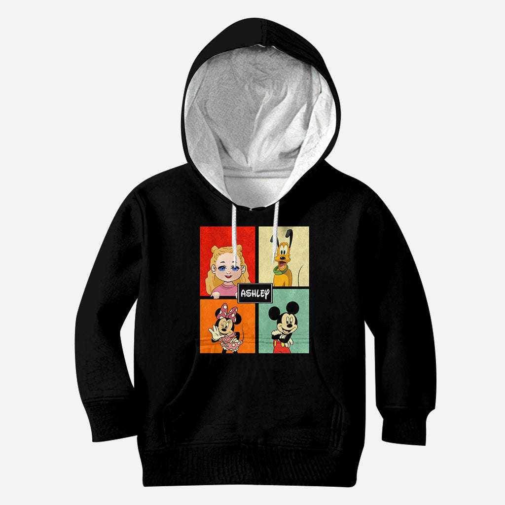 Personalized Disney Character All Over Shirt Custom Name Gift All Over Shirt GradoCreations