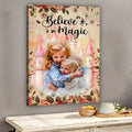 Personalized Believe In Magic Canvas Poster Gift for Kids Canvas And Poster GradoCreations