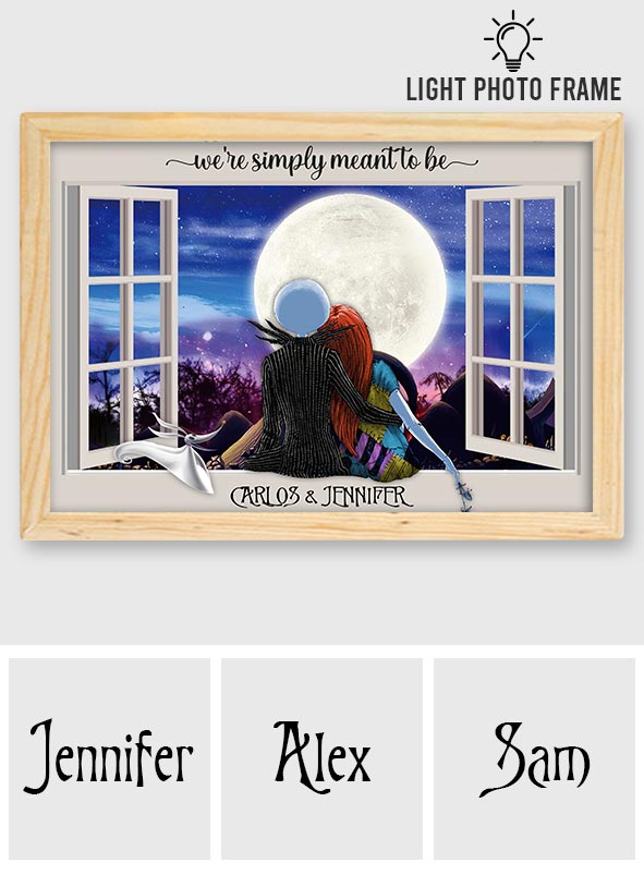 Personalized Light Photo Frame Custom Couple Gift for Anniversary Light Photo Frame GradoCreations
