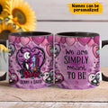 Personalized Nightmare Accent Mug Custom Name Gift for Couples Accent Mug GradoCreations